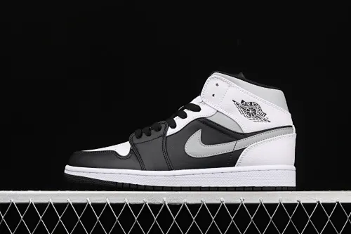 All categories Air Jordan Jordan series basketball shoes Air Jordan 1 Mid Air Jordan 1 Mid AJ1 Joe 1 gray shadow mid-top versatile casual sports shoes 554724-073